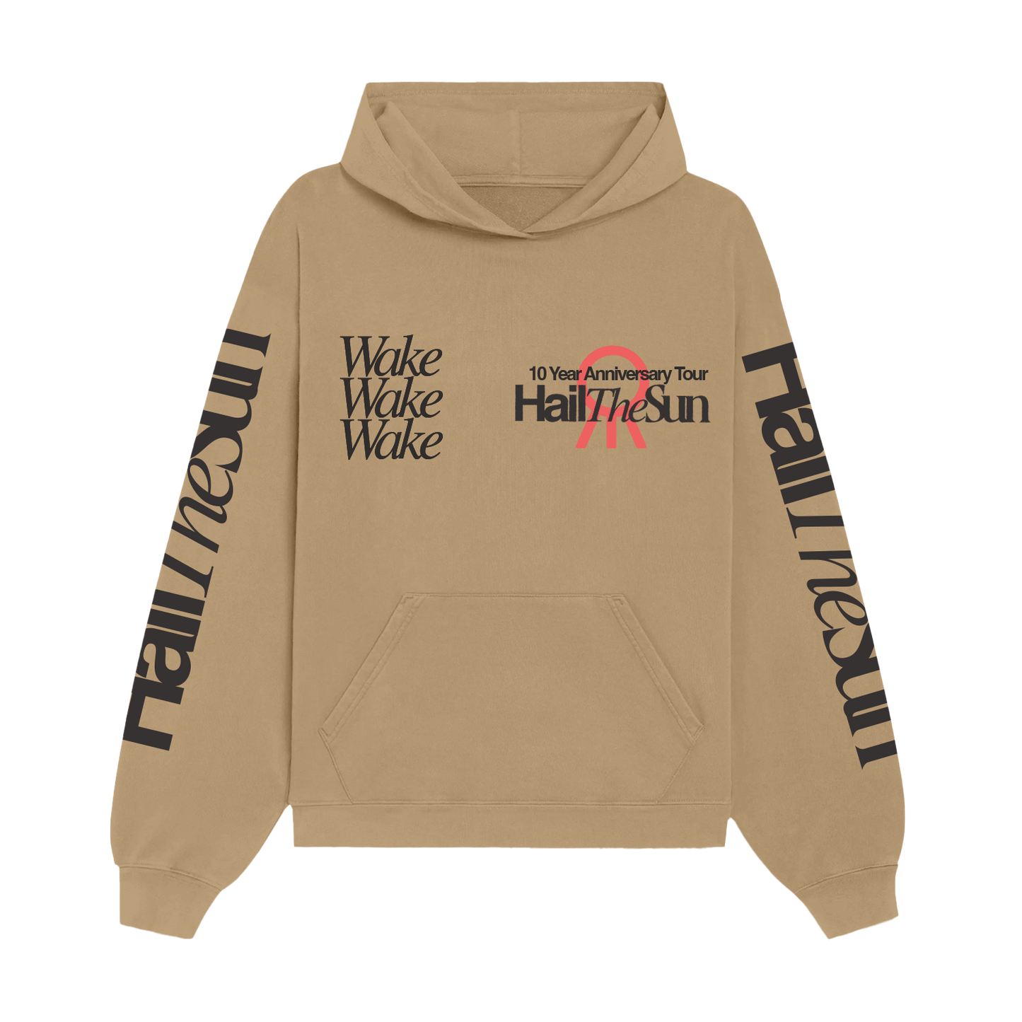 Tan "Wake" Hoodie