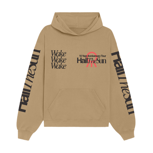 Tan "Wake" Hoodie