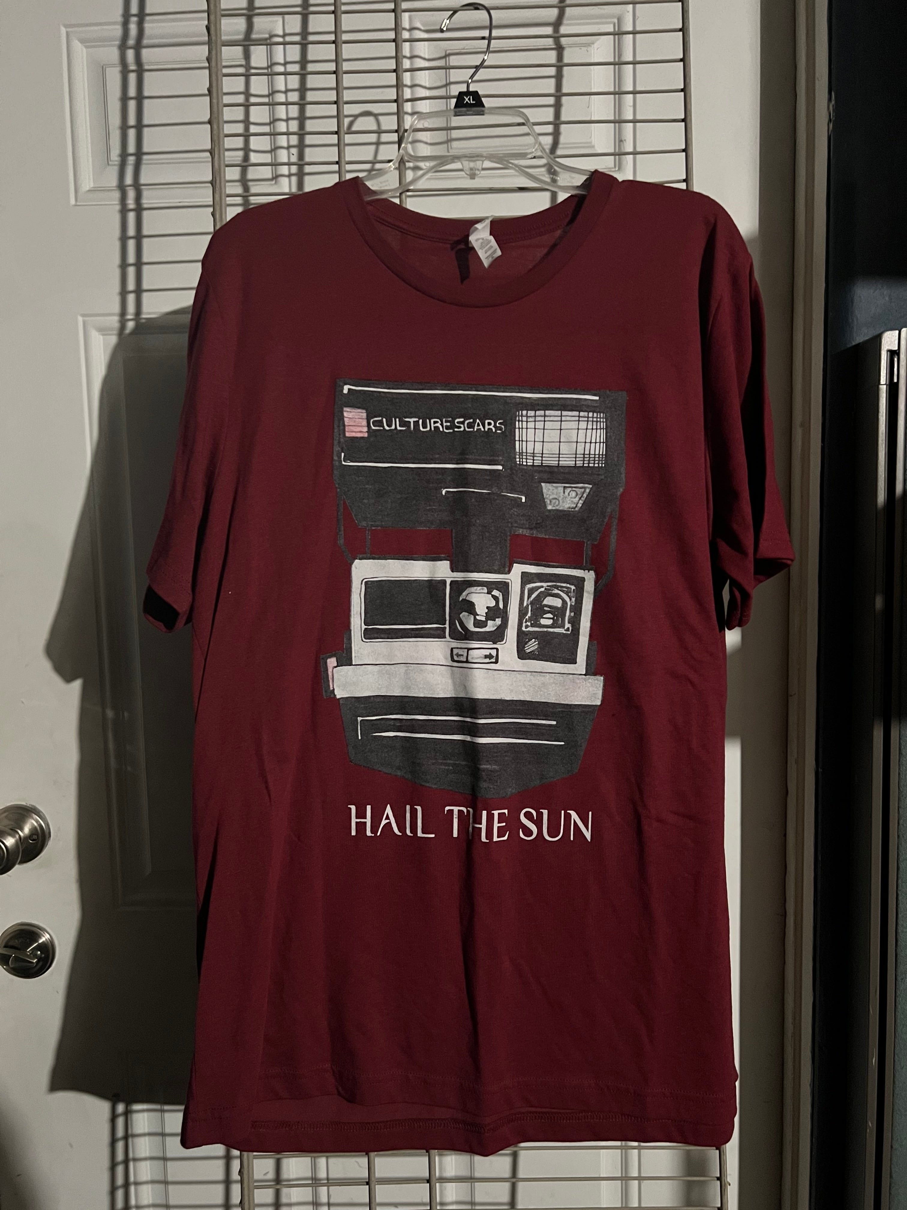 Culture Scars Polaroid Tee on Maroon